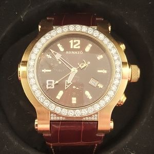 Men's alligator watch